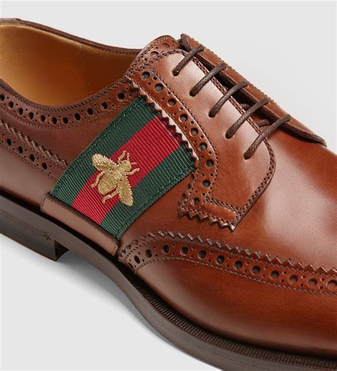 gucci mens brown dress shoes